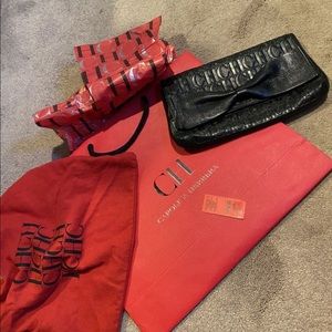 Authentic Carolina Herrera clutch